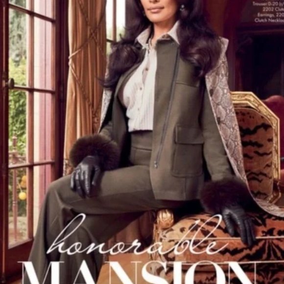 Cabi #4120 Academy Blazer Tailored Fit Ribbed Ponte Knit Jacket Olive Green M - Picture 4 of 5